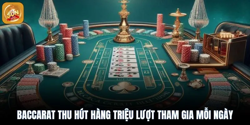 Baccarat thu hút hàng triệu người chơi mỗi ngày